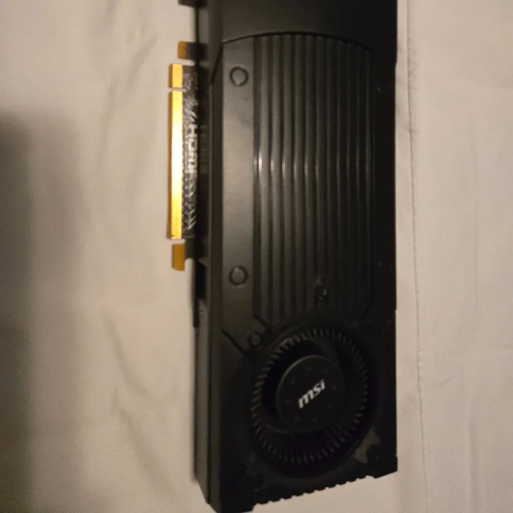 MSI NVIDIA GeForce GTX 760 GDDR5 2GB Graphics Card - Used for parts non working